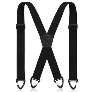 X Back Hidden Suspender Heavy Duty Work Suspenders 1.5 Inches Hook